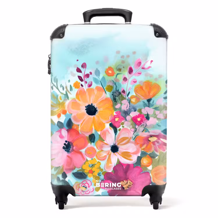 Suitcase - Flowers - Colors - Bouquet - Nature — 1