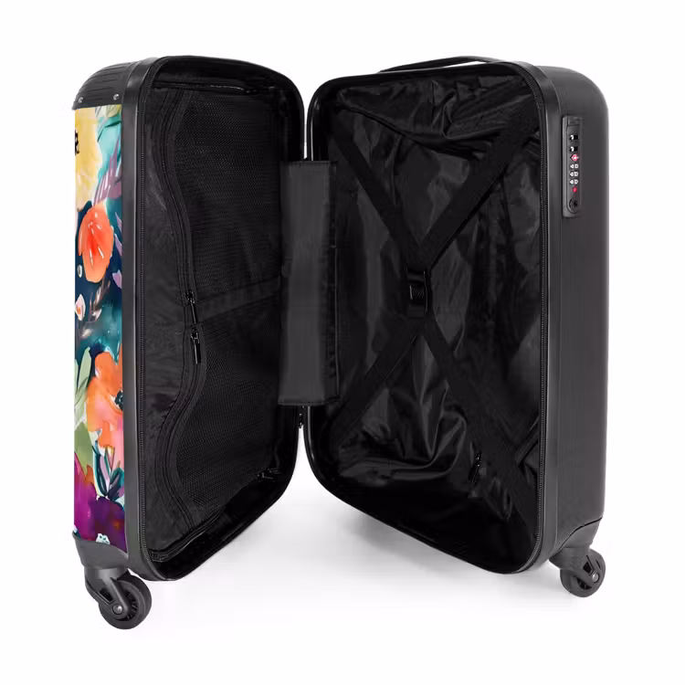 Suitcase - Flowers - Oil Painting - Art - Nature — 4