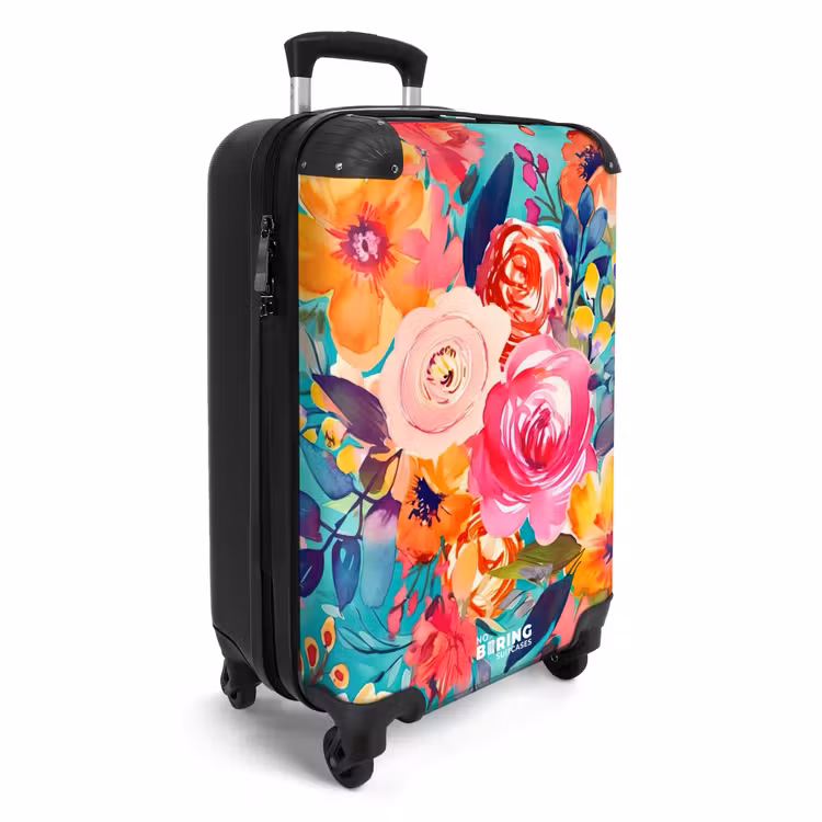 Suitcase - Flowers - Oil Painting - Colorful - Nature — 2