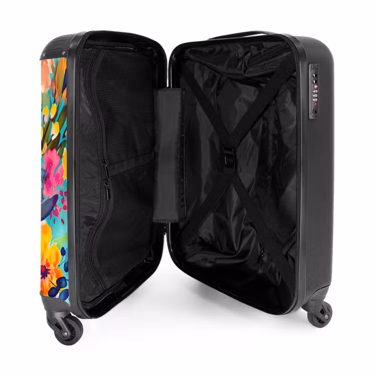 Suitcase - Flowers - Oil Painting - Colorful - Nature — 4