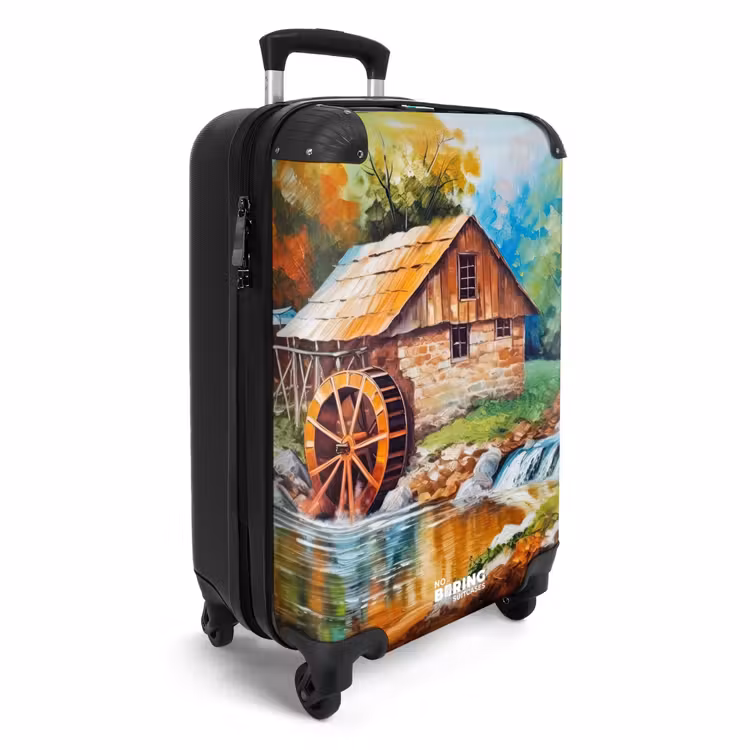 Suitcase - Landscape - Painting - Home - Art - Autumn — 2