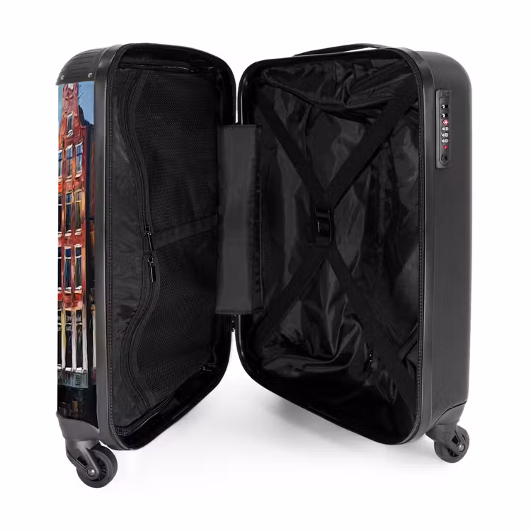 Suitcase - Oil painting - Architecture - Amsterdam - City — 4