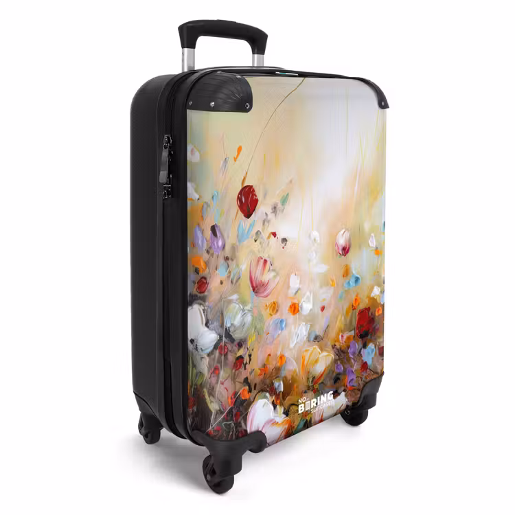Suitcase - Oil painting - Flowers - Colorful - Nature — 2