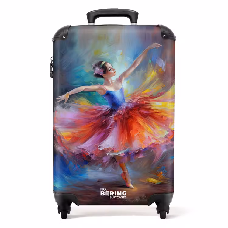 Suitcase - Painting - Oil Painting - Dance - Ballerina — 1