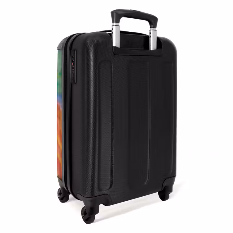 Suitcase - Portrait of a lion in colorful oil paint — 3
