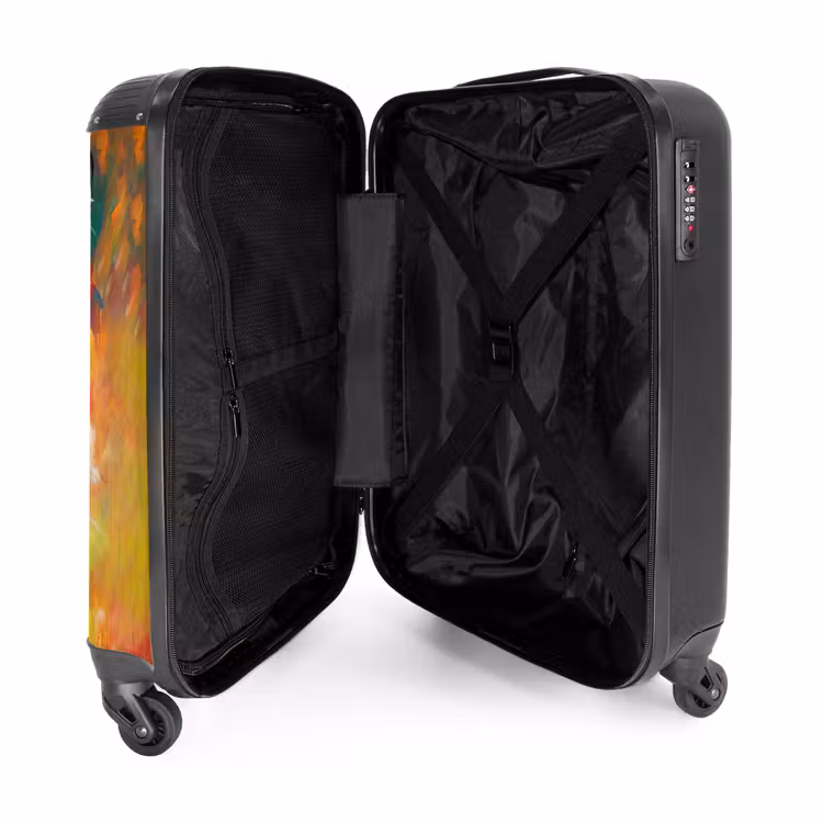 Suitcase - Portrait of a tiger as oil art — 4