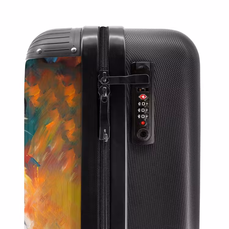 Suitcase - Portrait of a tiger as oil art — 5