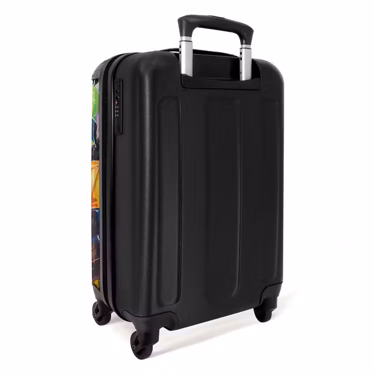 Suitcase - Umbrellas - Painting - Art - Rainbow — 3