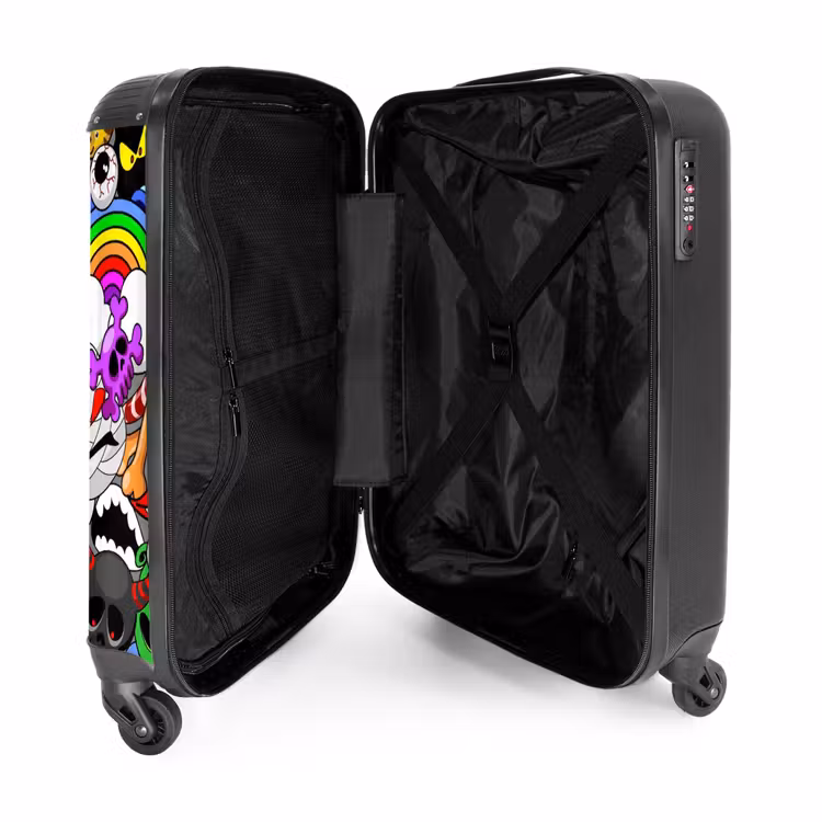 Suitcase - Colorful Monster Mix — 4