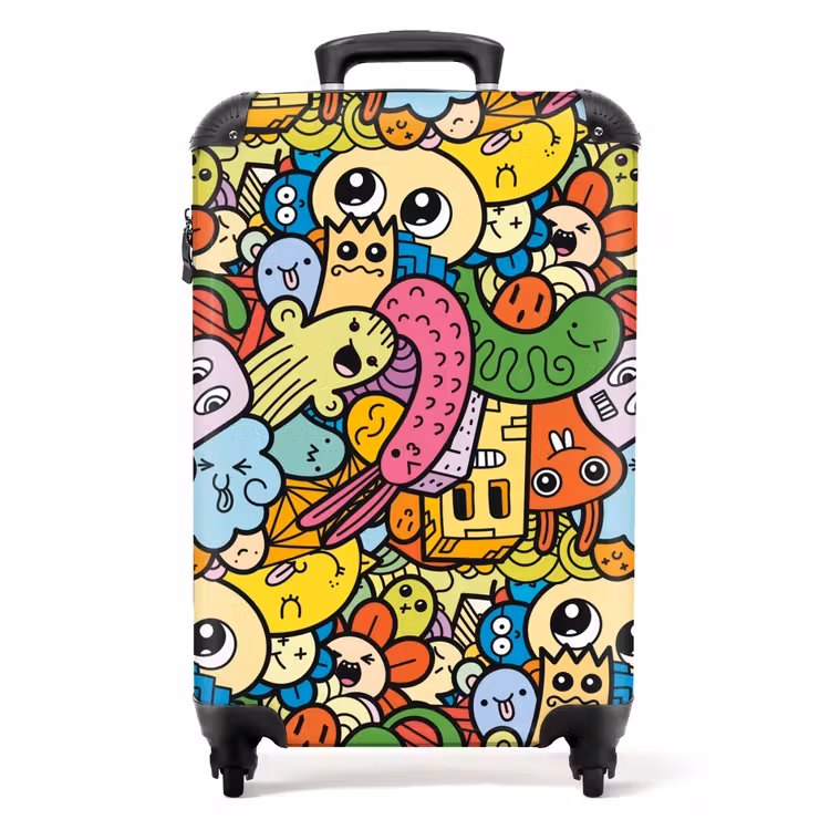 Suitcase - Cute Beasts in Town — 1
