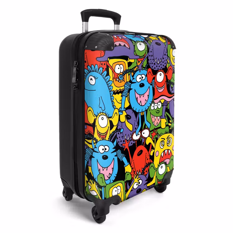 Suitcase - Monsters with Bright Colors — 2