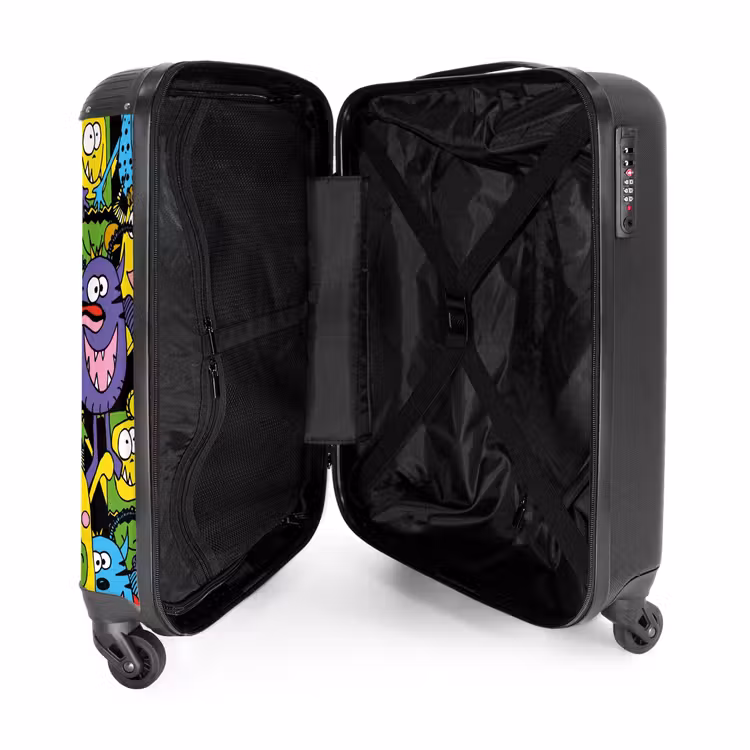 Suitcase - Monsters with Bright Colors — 4