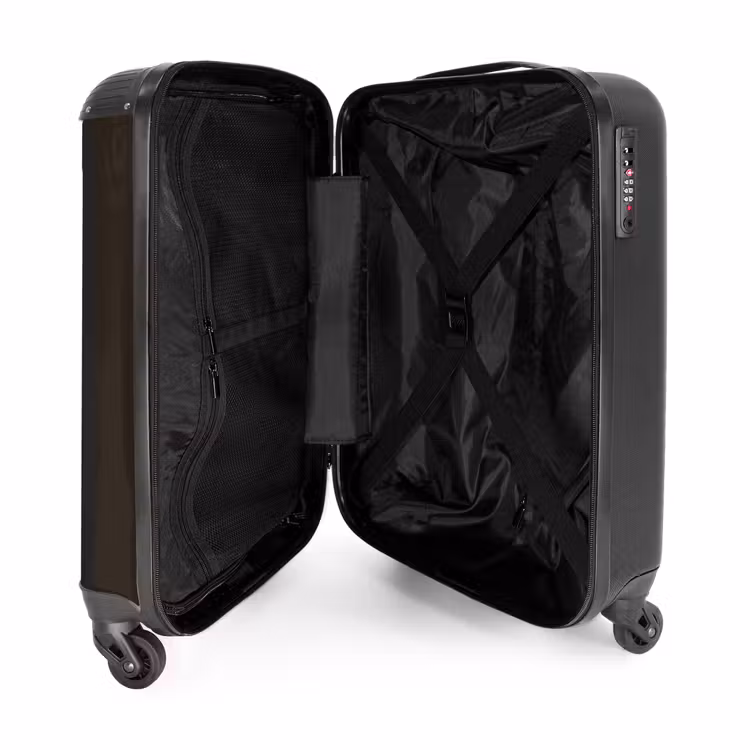 Suitcase - Tattoo style- Realistic snake on brown background — 4