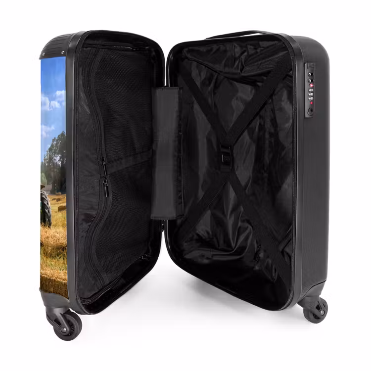 Suitcase - Tractor - Farm - Hay - Field - Sun - Countryside — 4