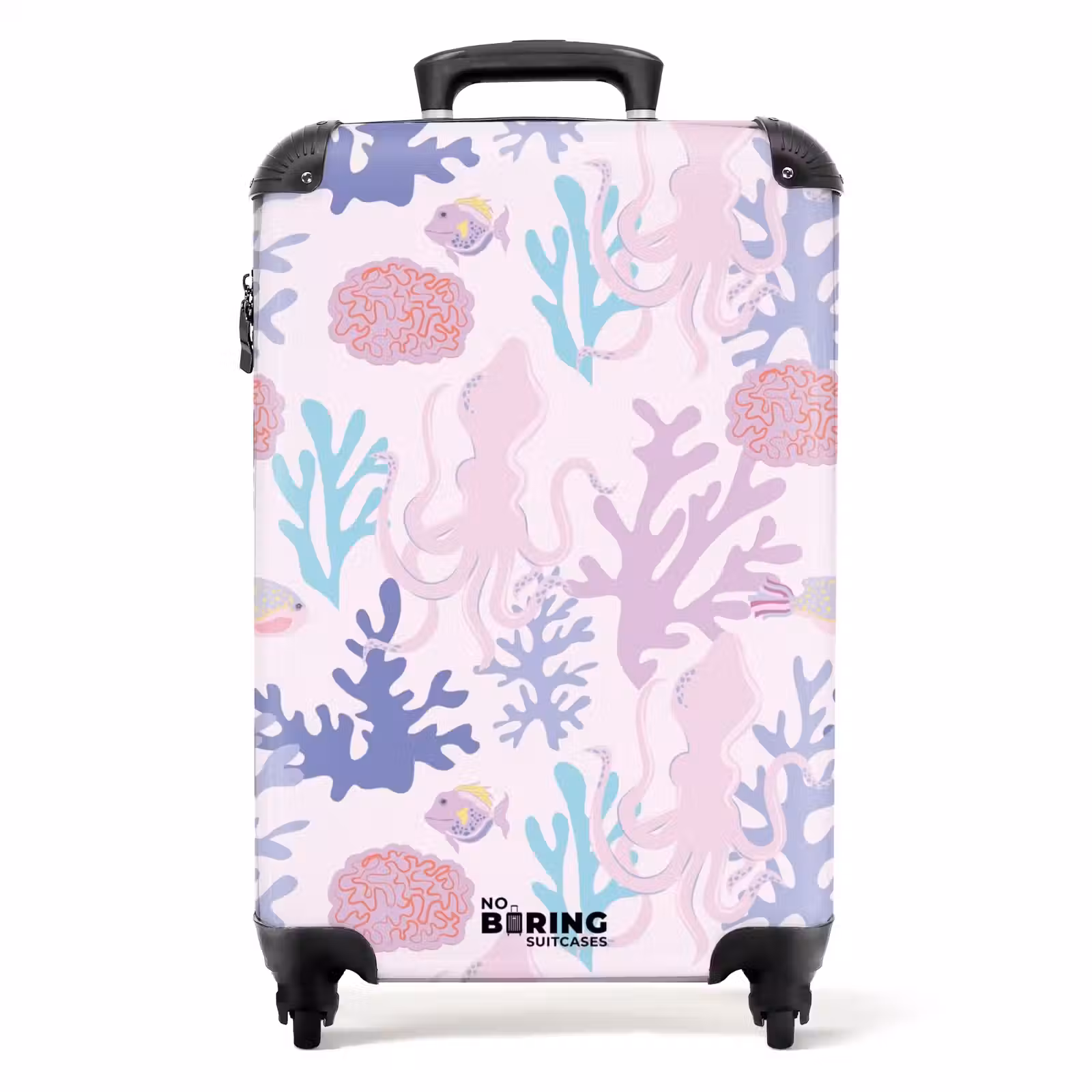 Suitcase - Summer memories - Underwater pattern with colorful animals — 1
