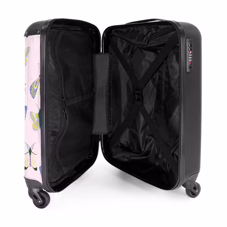 Suitcase - Summer memories - Butterfly and insect pattern — 4