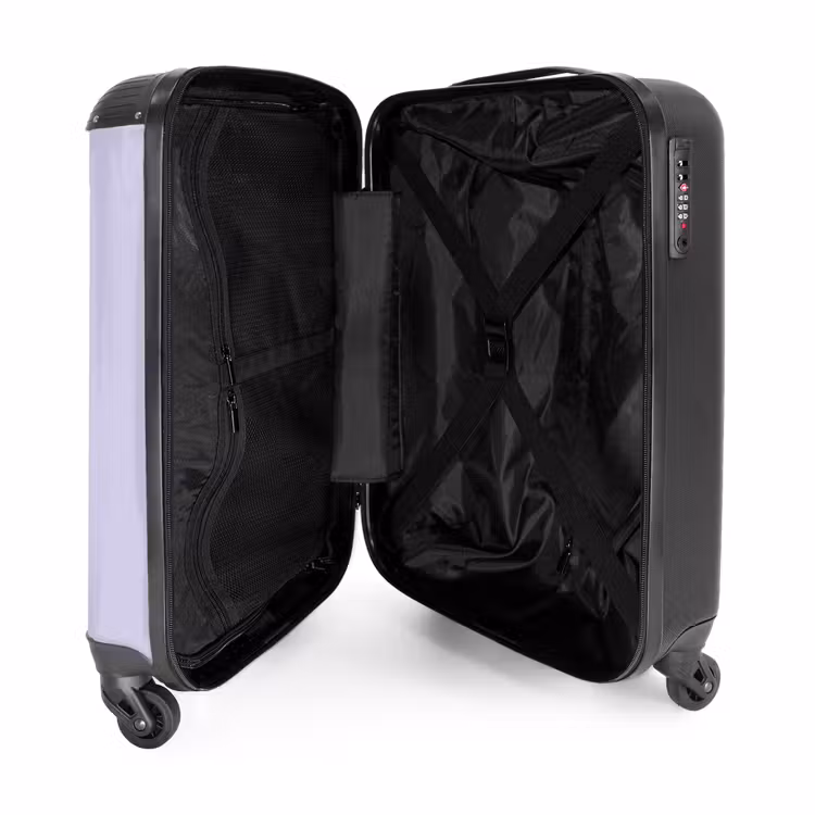 Suitcase - Summer memories - Butterfly on lilac background — 4