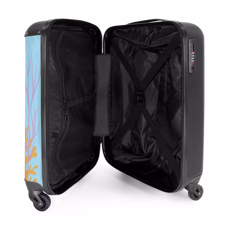 Suitcase - Summer memories - Coral garden in soft colors — 4