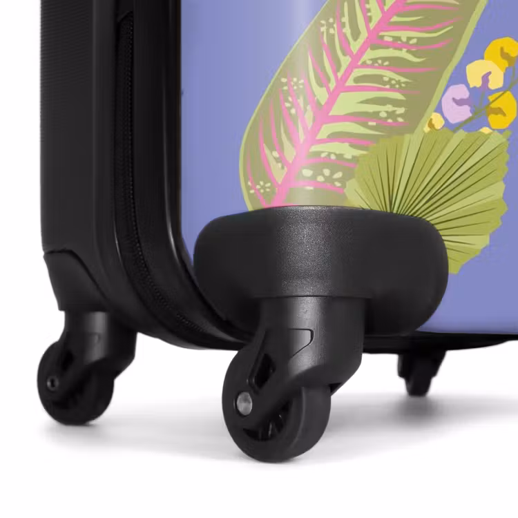 Suitcase - Summer memories - Hummingbird among tropical leaves — 6