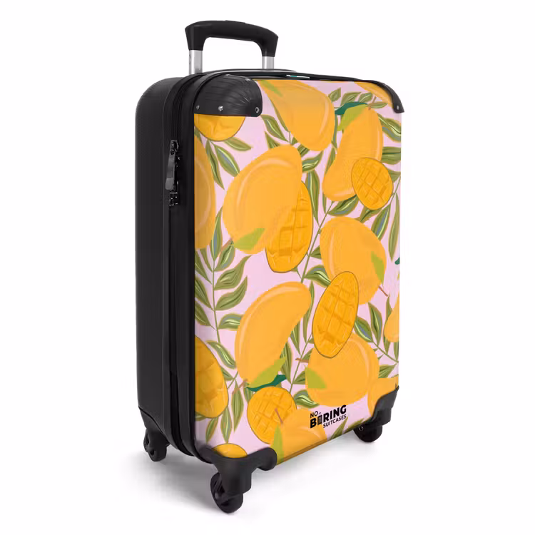 Suitcase - Summer memories - Mangoes on a pink background — 2