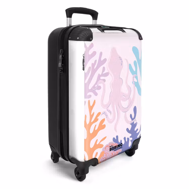 Suitcase - Summer memories - Octopus in colorful coral — 2