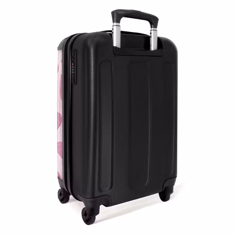 Suitcase - Summer memories - Pink anthurium pattern — 3