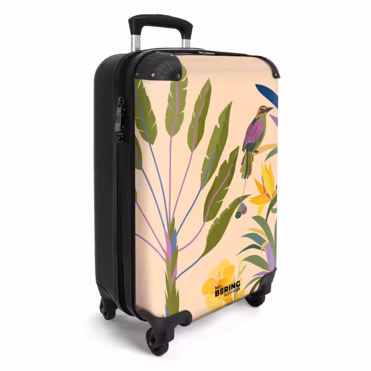 Suitcase - Summer memories - Tropical bird among exotic plants — 2