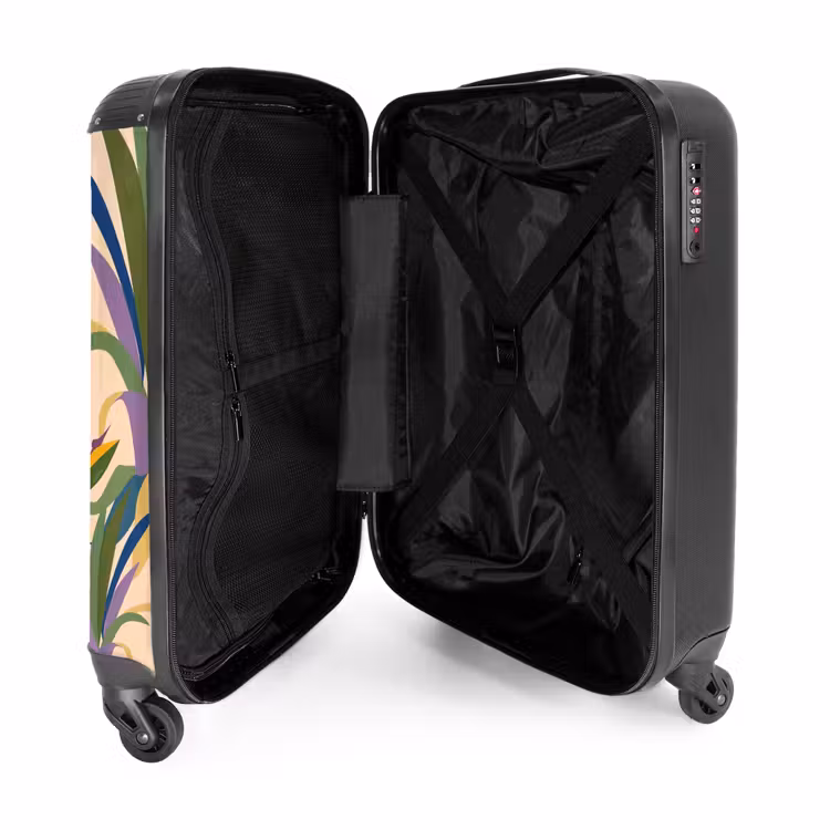 Suitcase - Summer memories - Tropical bird among exotic plants — 4