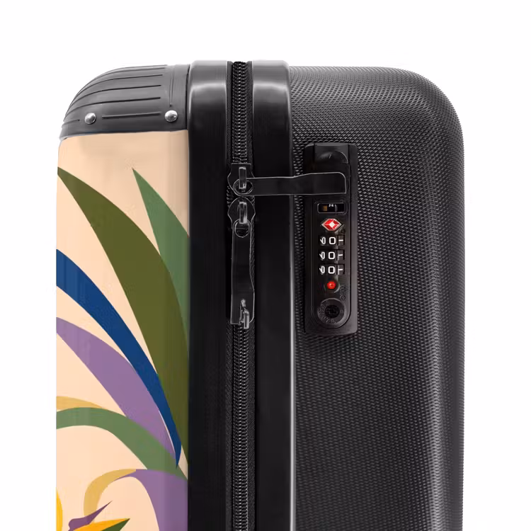 Suitcase - Summer memories - Tropical bird among exotic plants — 5