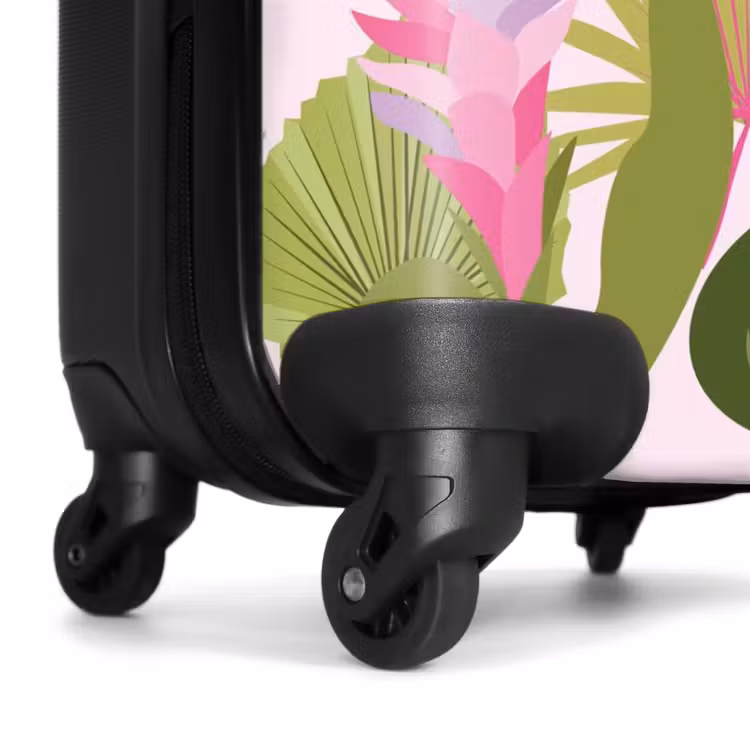 Suitcase - Summer memories - Tropical flowers and leaves — 6