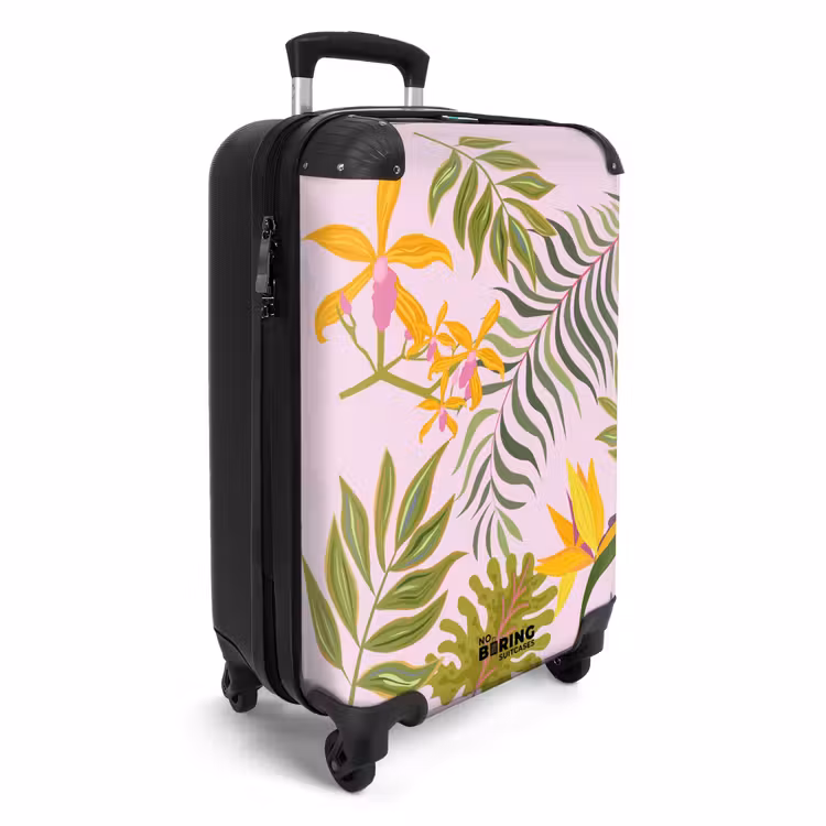 Suitcase - Summer memories - Tropical leaves and flowers — 2