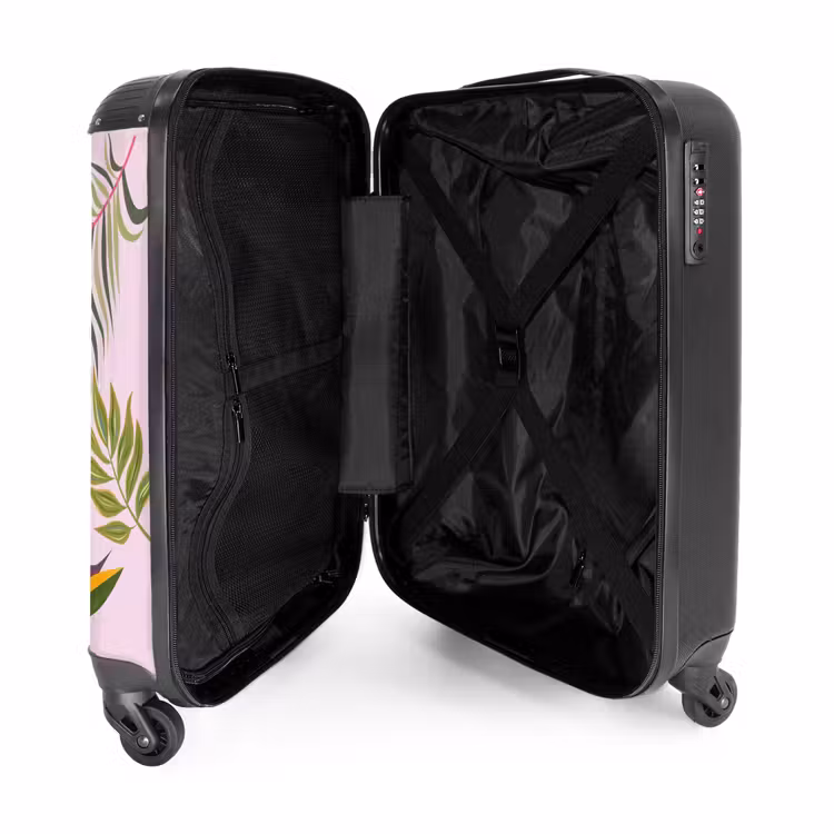 Suitcase - Summer memories - Tropical leaves and flowers — 4