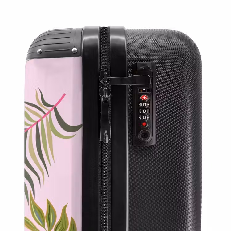 Suitcase - Summer memories - Tropical leaves and flowers — 5
