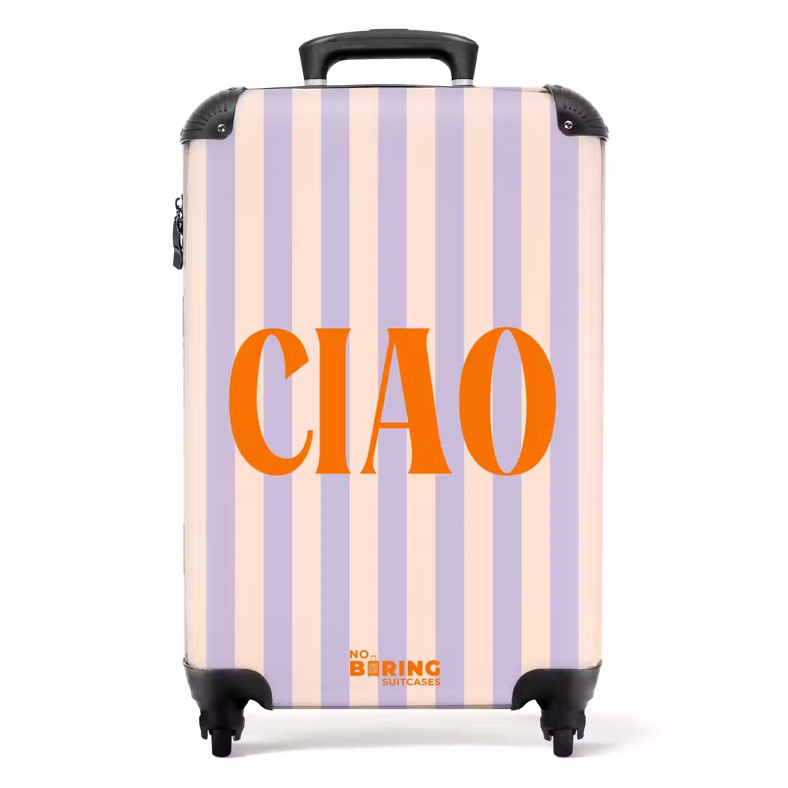 Suitcase - Quotes - Ciao pastel lilac and salmon color — 1