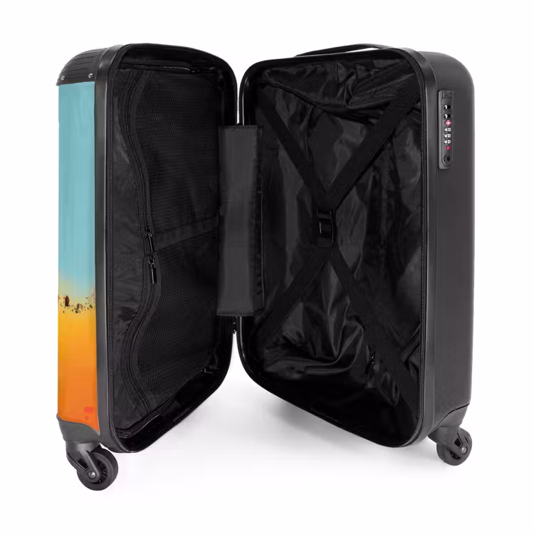 Suitcase - Monster Truck with Graffiti Print in the Sand — 4