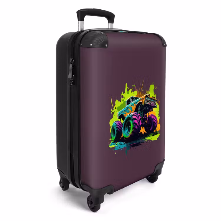 Suitcase - Neon Wheels — 2