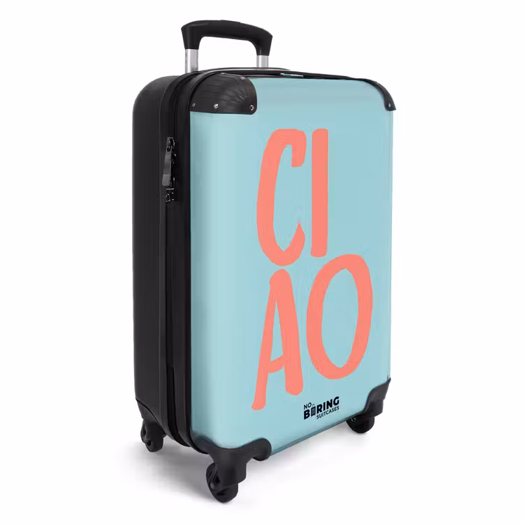 Suitcase - Quotes - Ciao aqua blue — 2