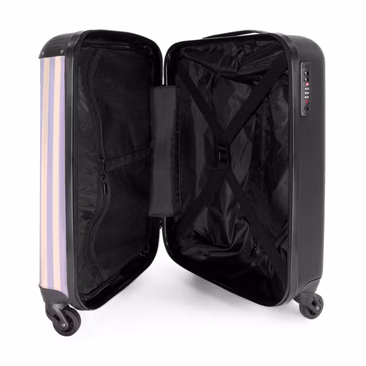 Suitcase - Quotes - Ciao pastel lilac and salmon color — 4