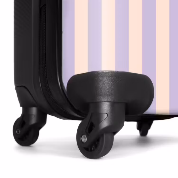 Suitcase - Quotes - Ciao pastel lilac and salmon color — 6