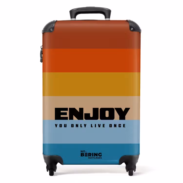 Suitcase - Quotes - Enjoy dark — 1