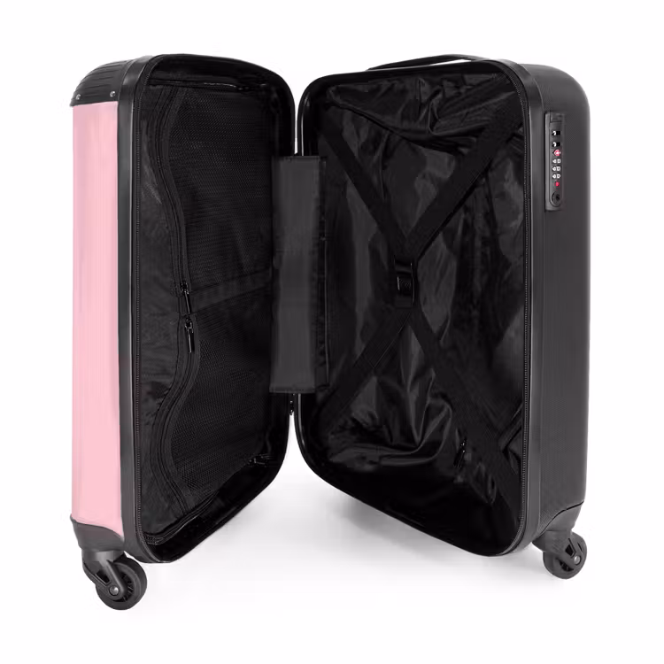 Suitcase - Quotes - Hola light pink — 4