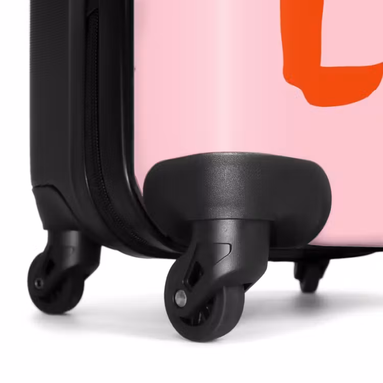 Suitcase - Quotes - Hola light pink — 6