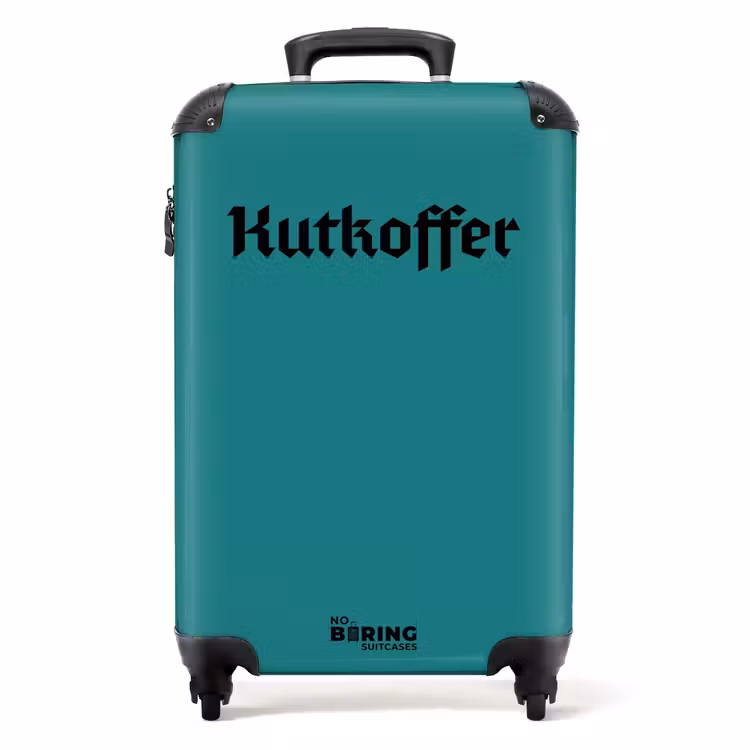 Suitcase - Quotes - Pussy Case Petrol Blue — 1