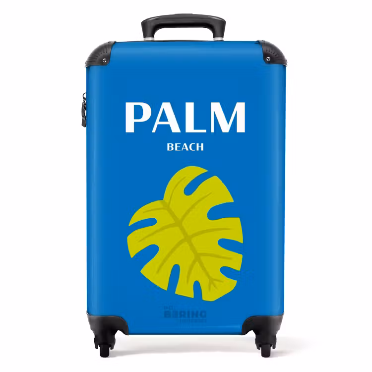Suitcase - Summer destinations - Palm beach blue — 1