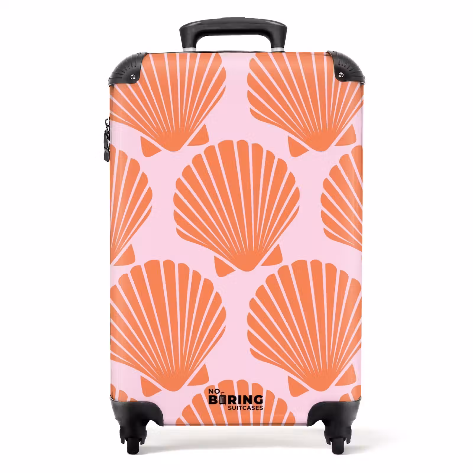 Suitcase - Patterns - Shell pattern in pastel pink — 1