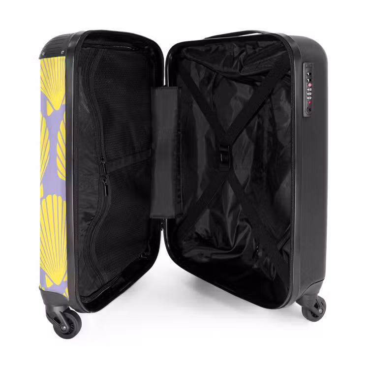 Suitcase - Patterns - Shell pattern in lavender — 4