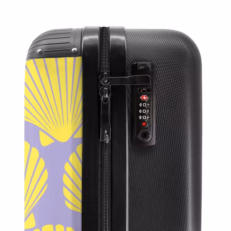 Suitcase - Patterns - Shell pattern in lavender — 5