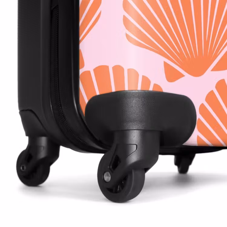 Suitcase - Patterns - Shell pattern in pastel pink — 6