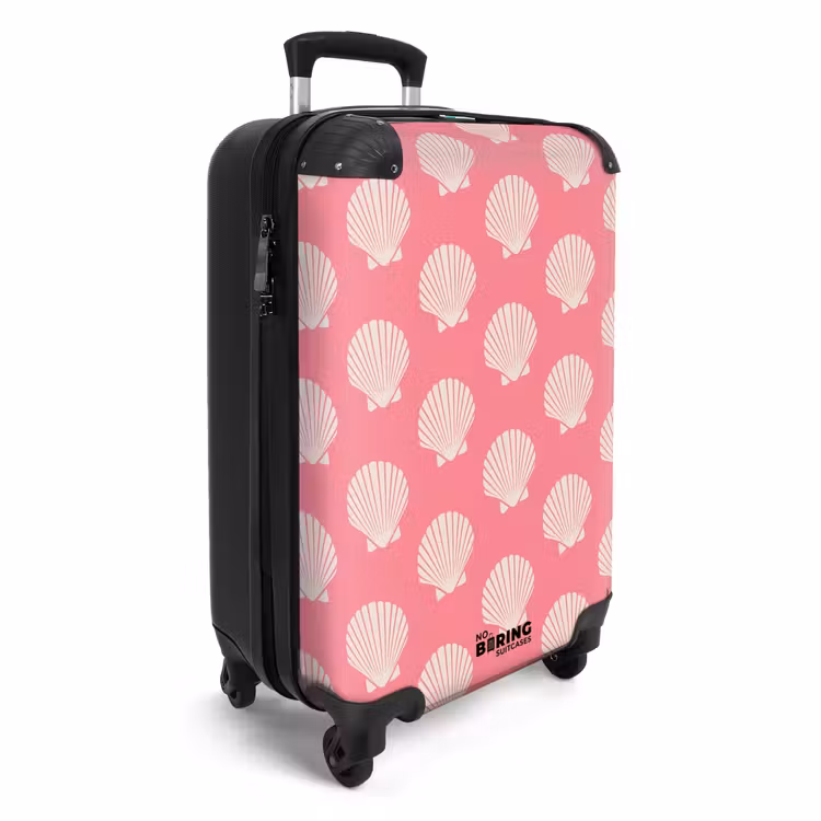 Suitcase - Patterns - Shell pattern in soft pink — 2