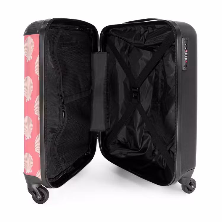 Suitcase - Patterns - Shell pattern in soft pink — 4